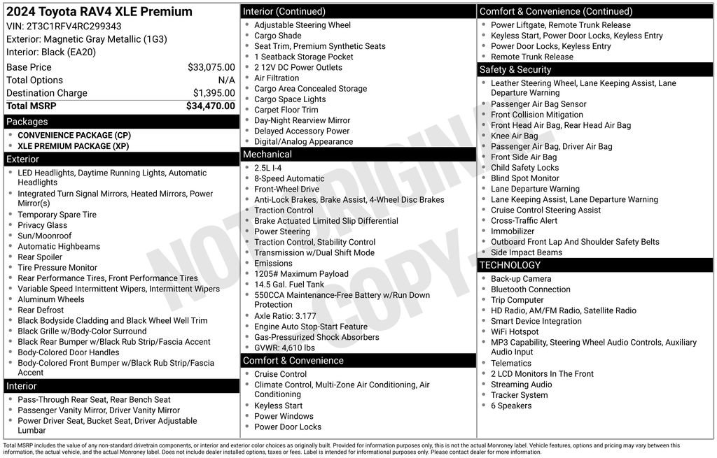 Used 2024 Toyota RAV4 XLE Premium FWD image 37