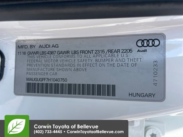 Used 2017 Audi A3 2.0T Premium Plus w/ Premium Plus Package FWD image 23