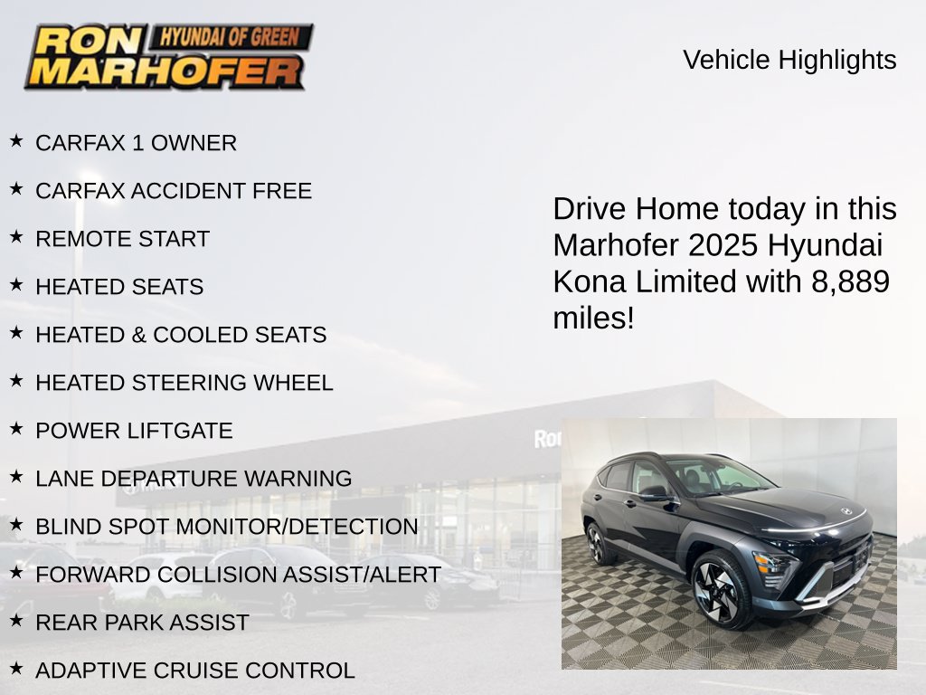 Used 2025 Hyundai Kona Limited AWD/4WD image 15