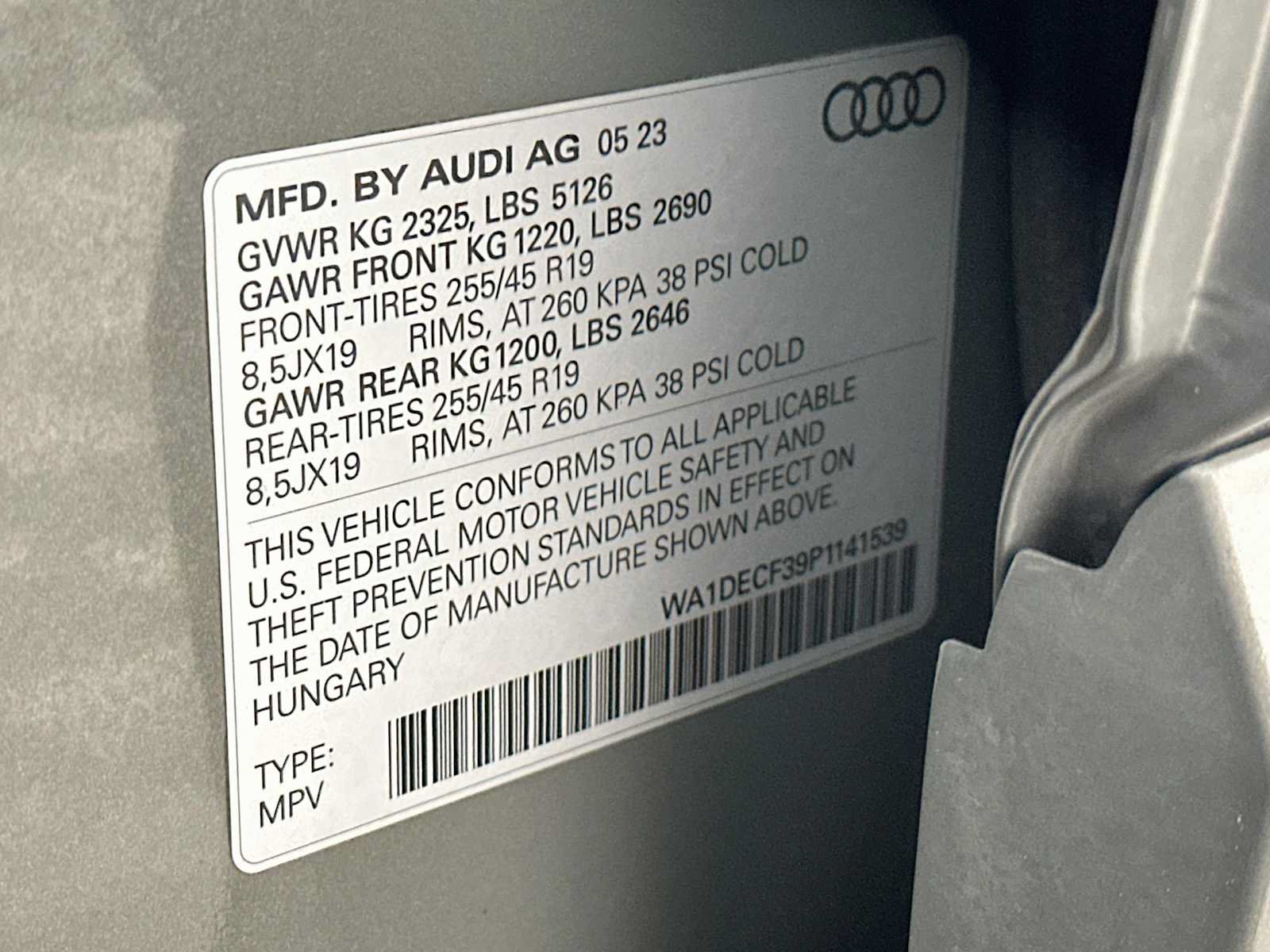 Certified 2023 Audi Q3 2.0T Premium w/ Black Optic Sport Package AWD/4WD image 30