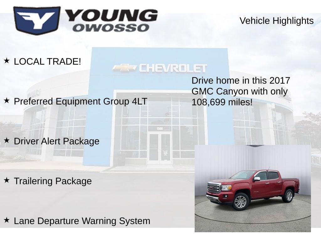 Used 2017 GMC Canyon SLT w/ Driver Alert Package image 8