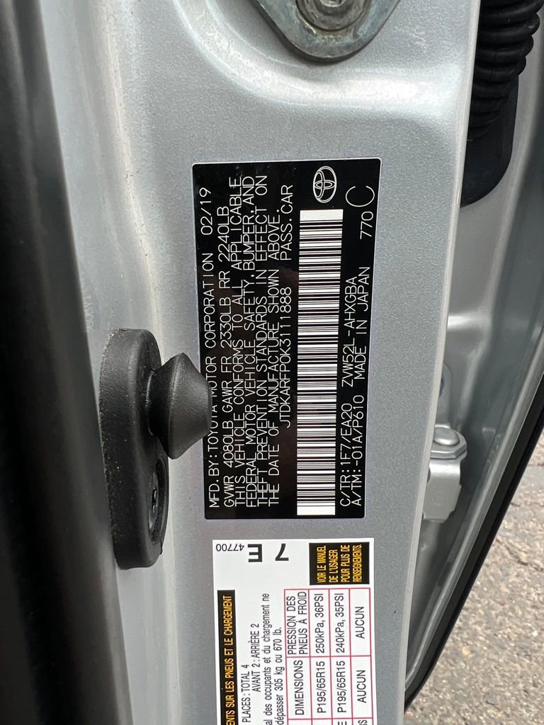 Certified 2019 Toyota Prius Prime Premium image 39