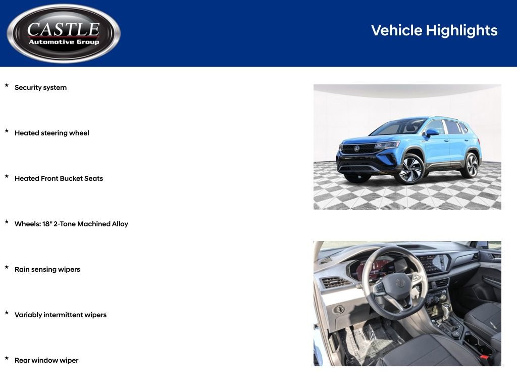 Used 2024 Volkswagen Taos SE image 7