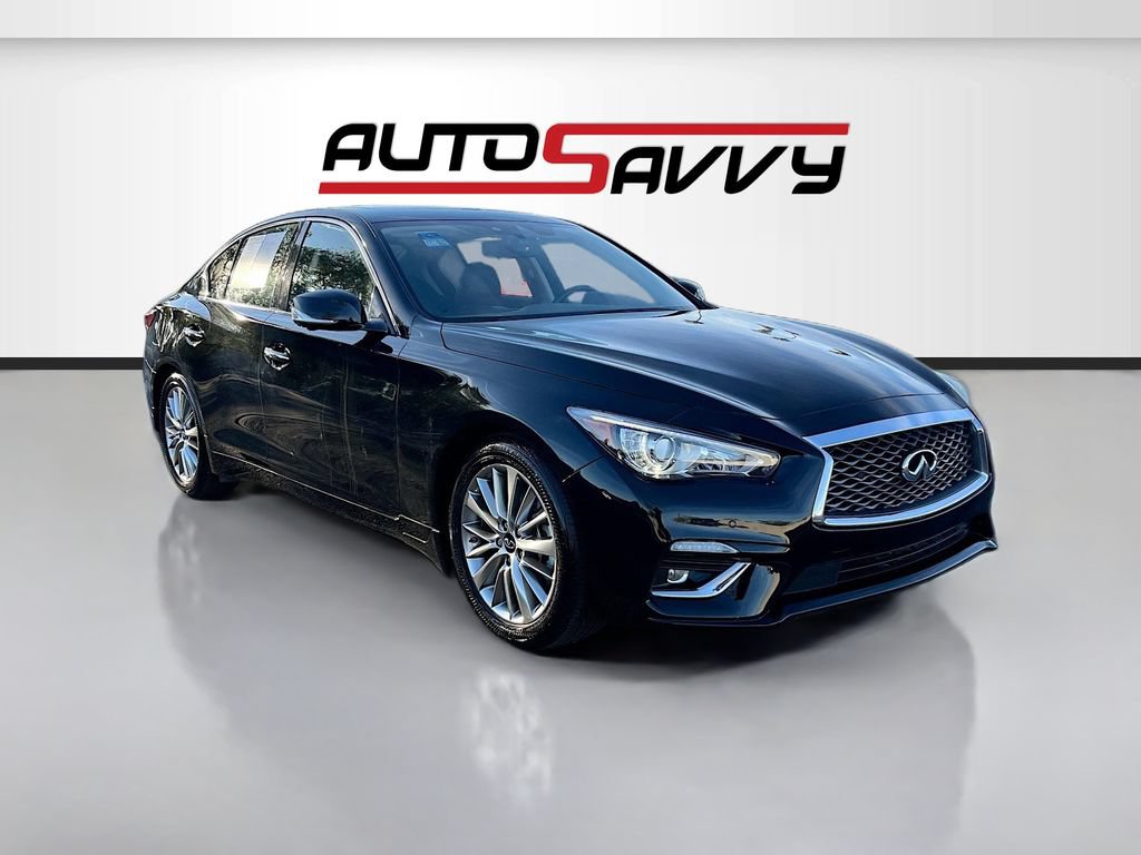 Used 2024 INFINITI Q50 Luxe w/ Cargo Package RWD image 1
