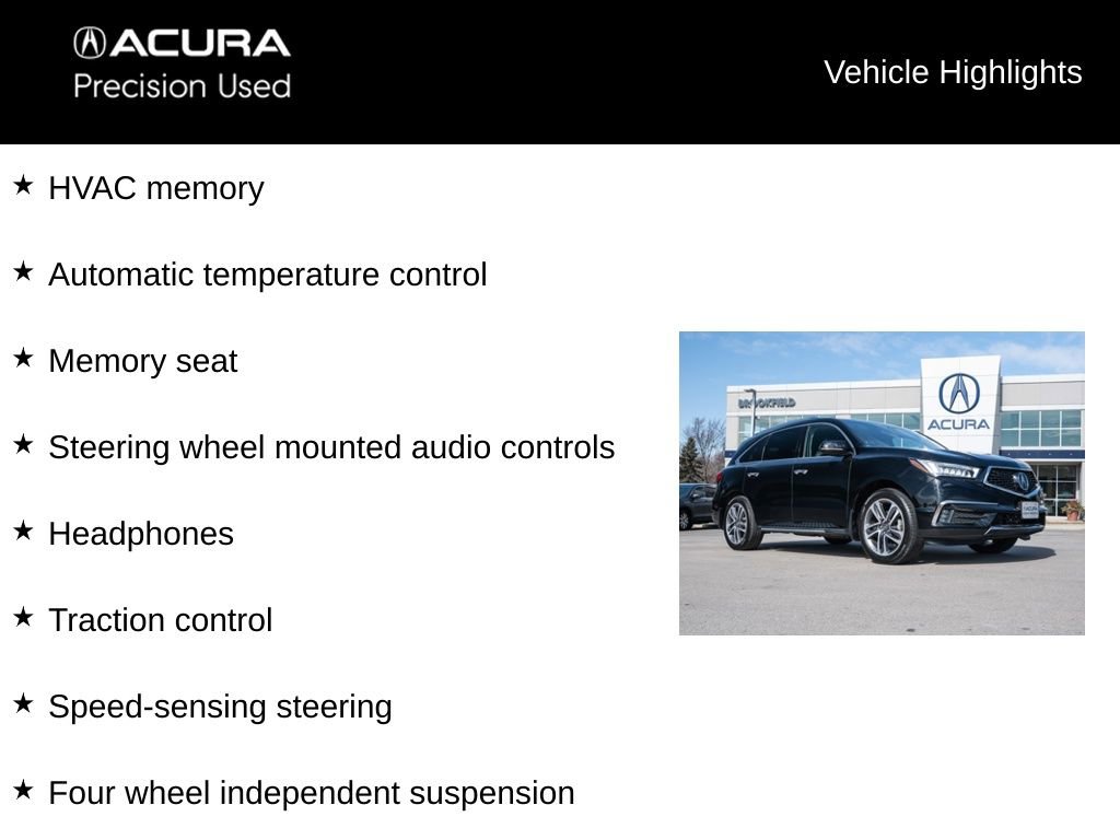 Certified 2018 Acura MDX w/ Advance & Entertainment image 9