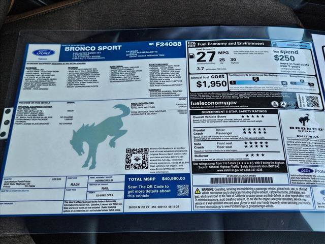 New 2025 Ford Bronco Sport Outer Banks w/ Outer Banks Tech Package+ image 18