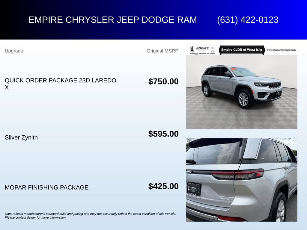 Used 2025 Jeep Grand Cherokee Laredo X AWD/4WD image 6