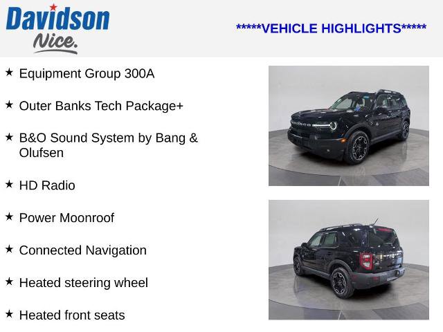 Certified 2025 Ford Bronco Sport Outer Banks w/ Outer Banks Tech Package+ image 4