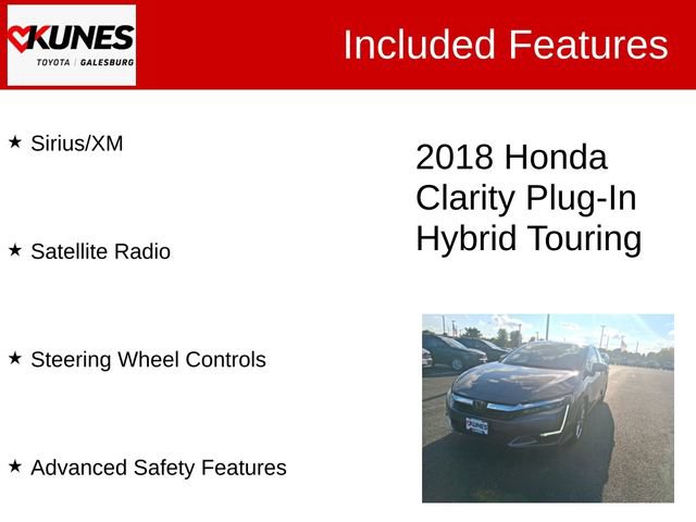 Used 2018 Honda Clarity Touring image 3