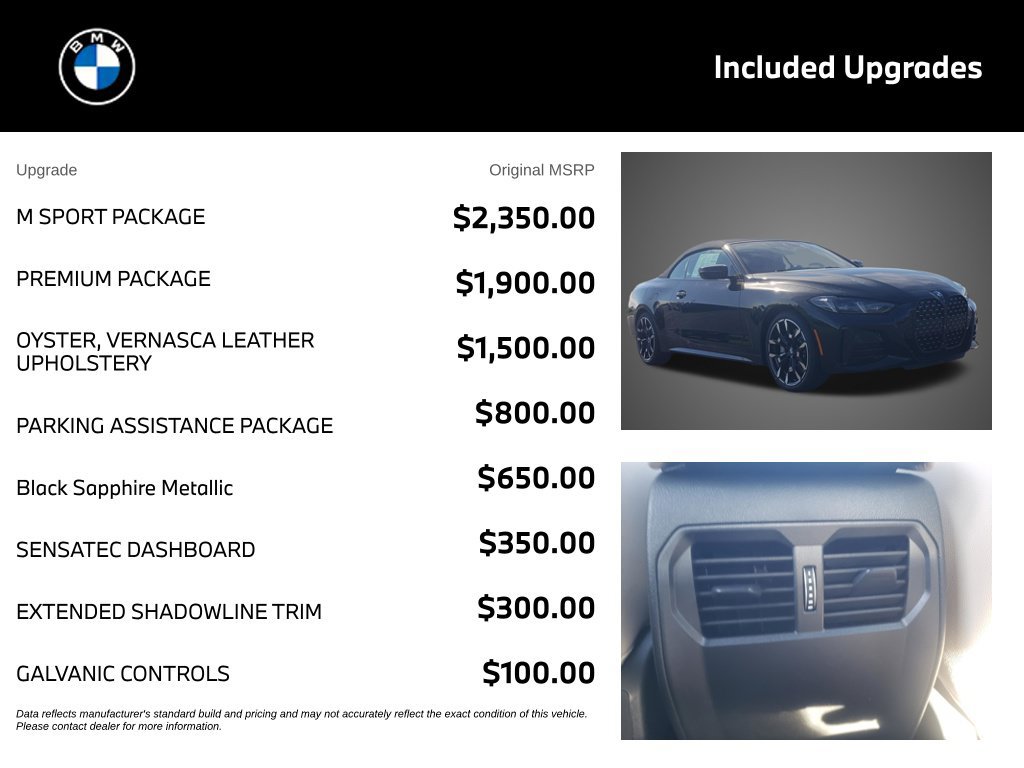 New 2027 BMW 430i xDrive Convertible w/ M Sport Package AWD/4WD image 4