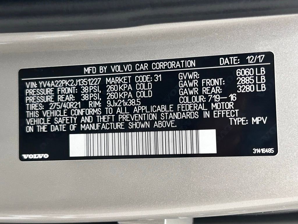 Used 2018 Volvo XC90 T6 Momentum w/ Convenience Package AWD/4WD image 26