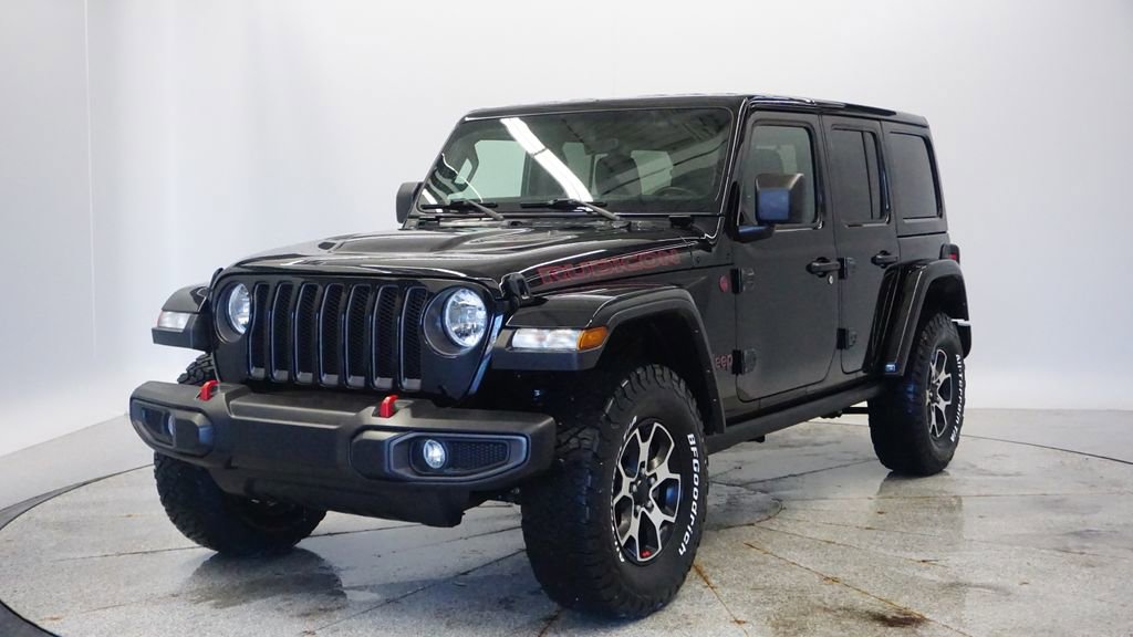 Used 2021 Jeep Wrangler Unlimited Rubicon w/ Uconnect 4C Nav & Sound Group image 1