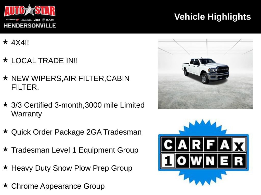 Used 2023 RAM 2500 Tradesman w/ Chrome Appearance Group image 4