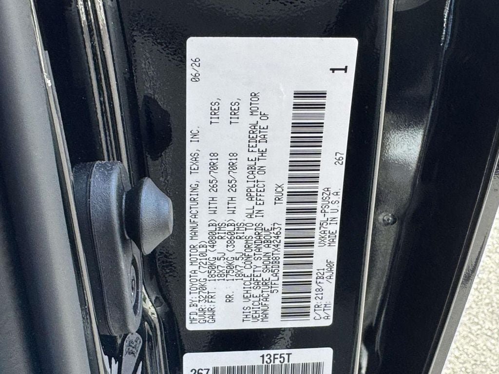 Used 2026 Toyota Tundra SR5 w/ TRD Off-Road Package AWD/4WD image 28
