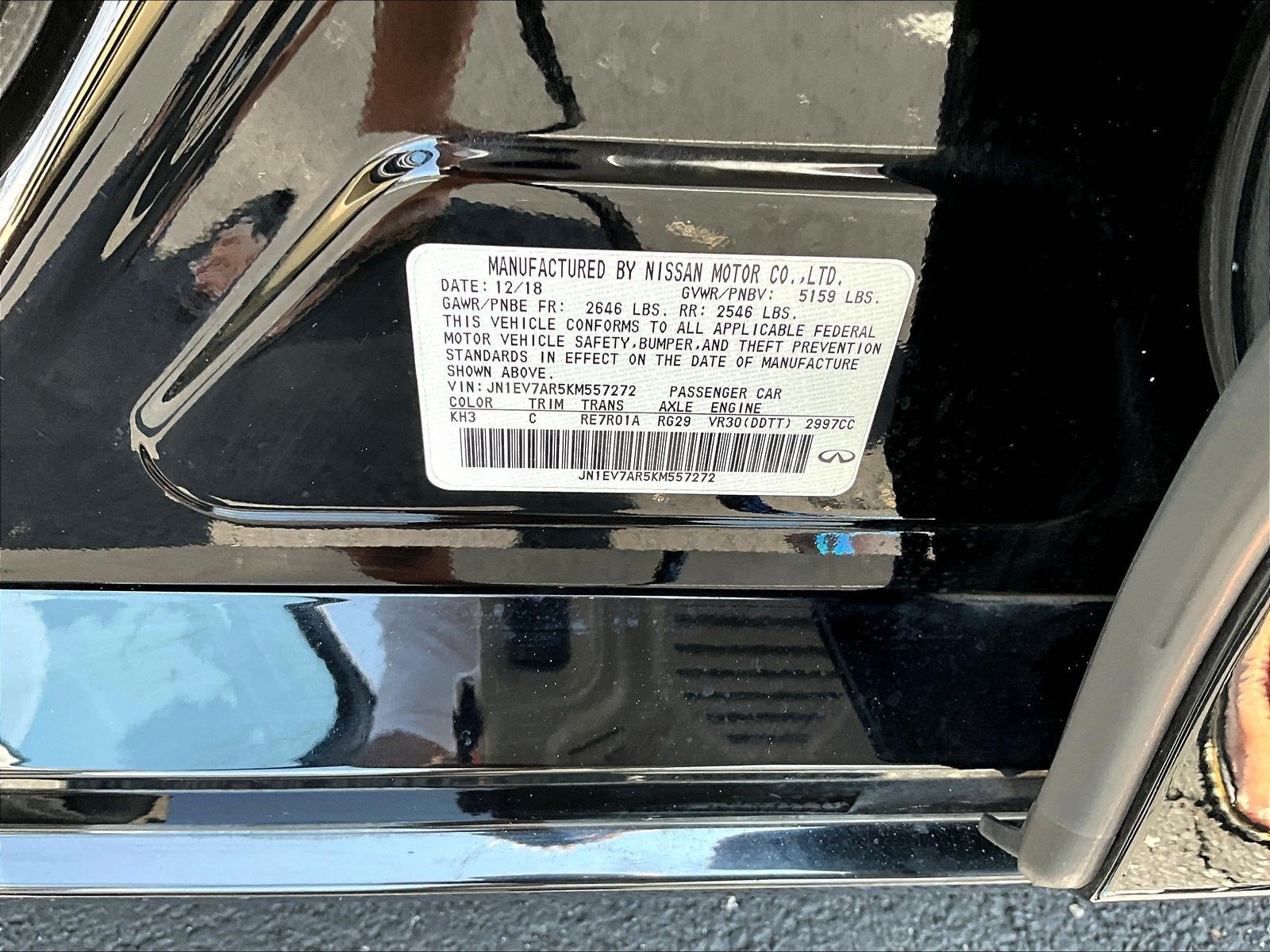 Used 2019 INFINITI Q50 Luxe w/ Essential Package (3.0T Luxe) AWD/4WD image 18
