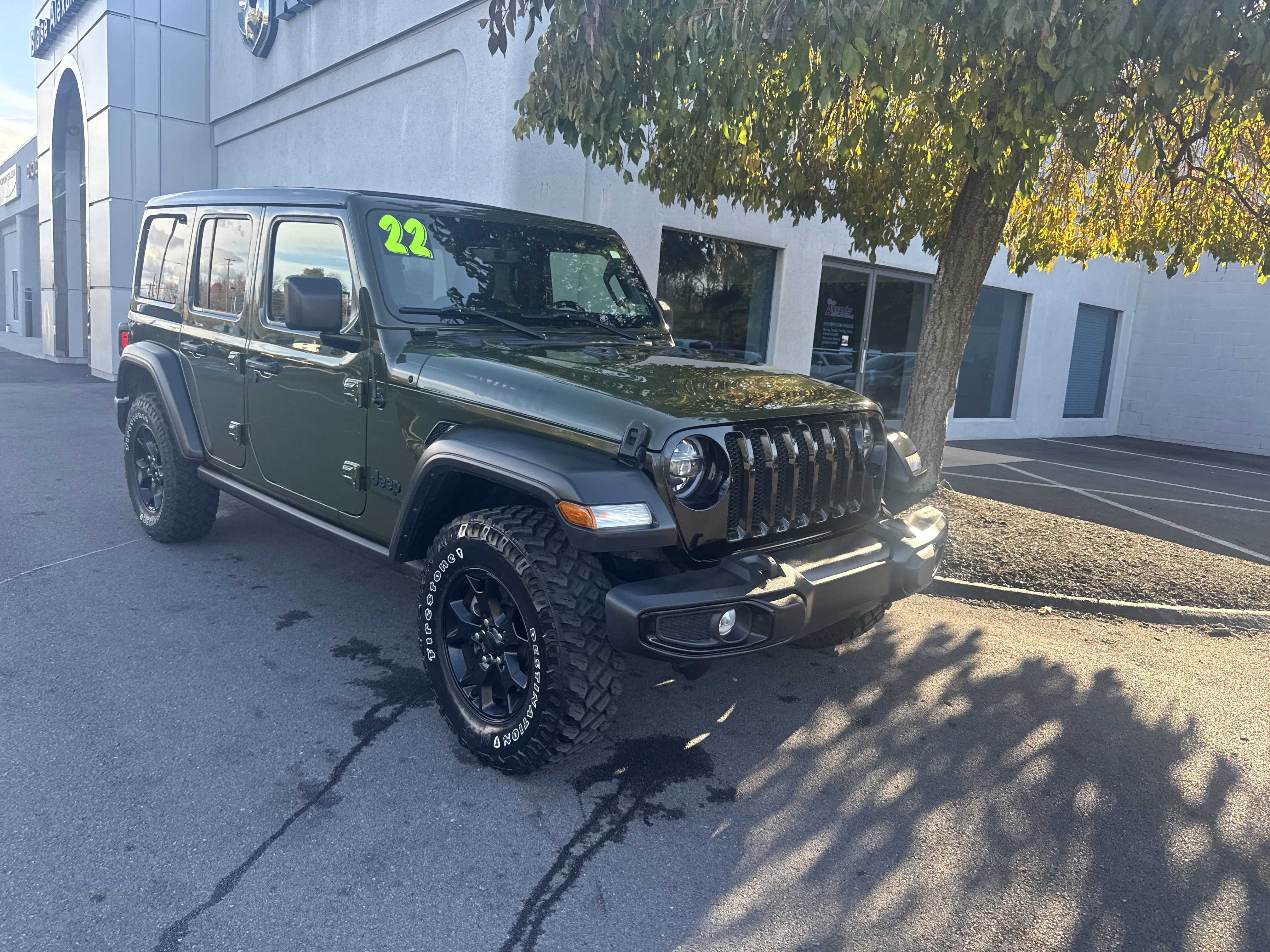 Used 2022 Jeep Wrangler Unlimited Sport image 1