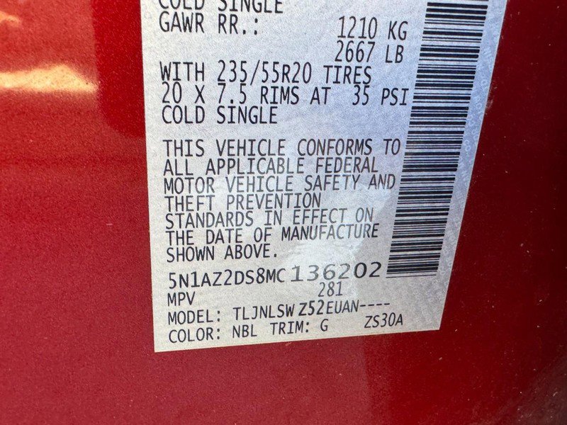 Used 2021 Nissan Murano Platinum w/ Cargo Package image 27