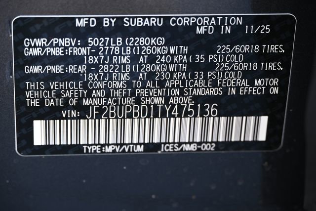New 2026 Subaru Outback Premium AWD/4WD image 20