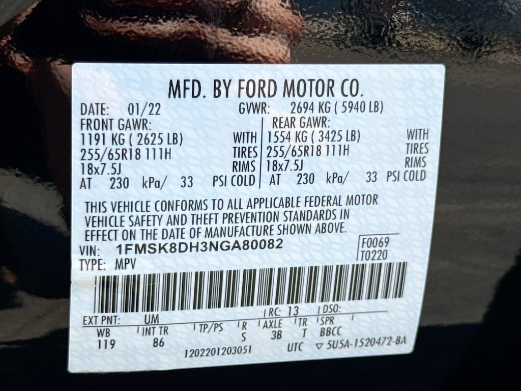 Used 2022 Ford Explorer XLT AWD/4WD image 31