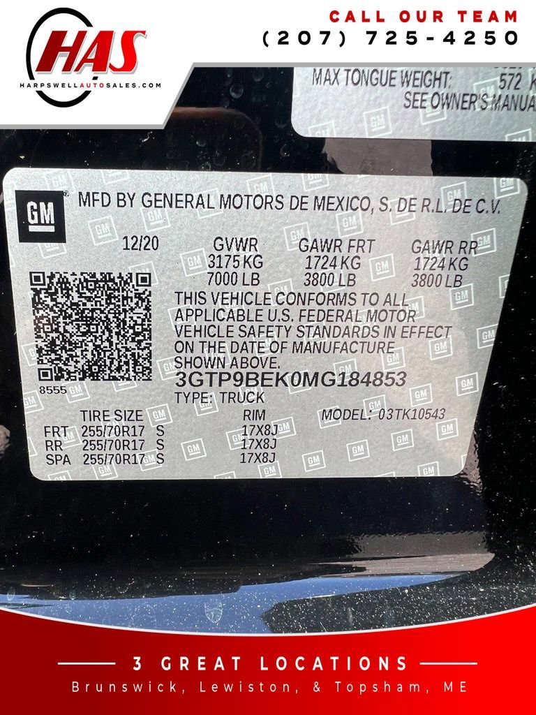 Used 2021 GMC Sierra 1500 SLE image 16