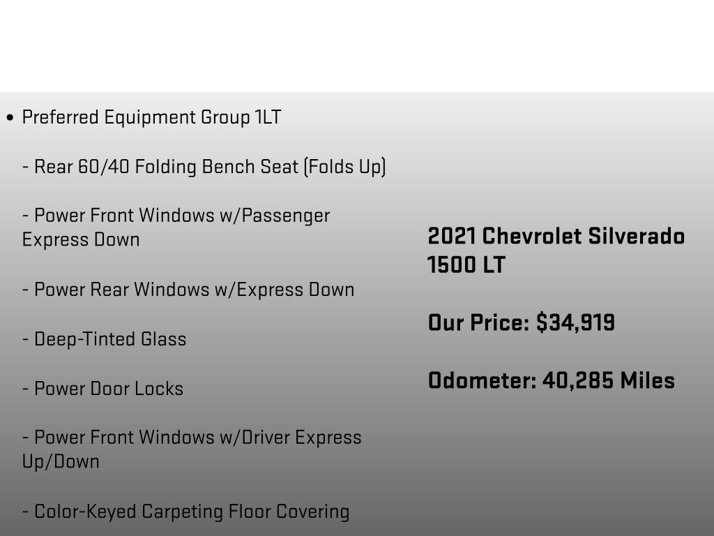 Used 2021 Chevrolet Silverado 1500 LT w/ Max Trailering Package AWD/4WD image 6
