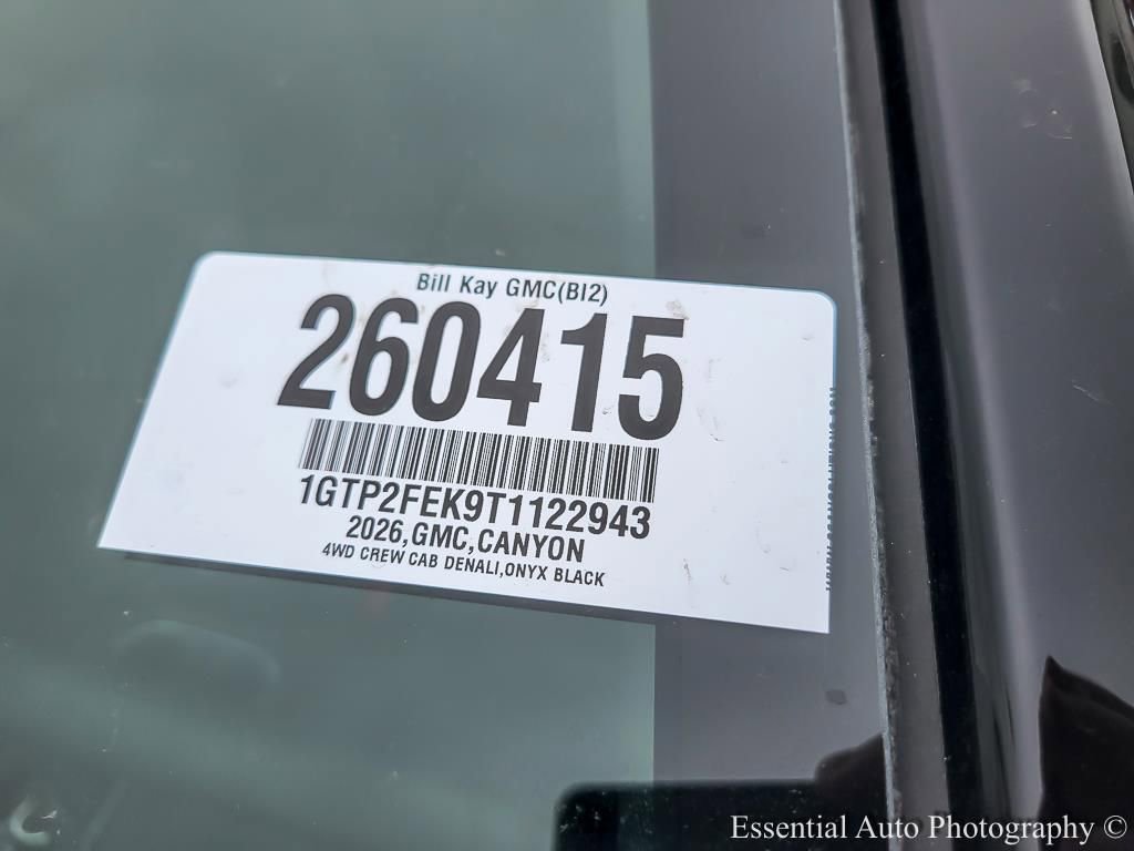 New 2026 GMC Canyon Denali w/ LPO, Denali Black Edition image 22