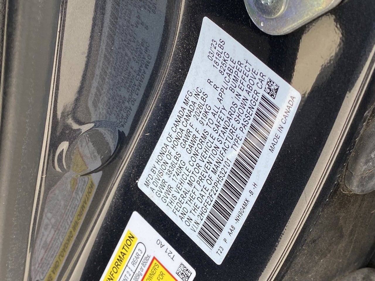 Used 2023 Honda Civic LX image 12