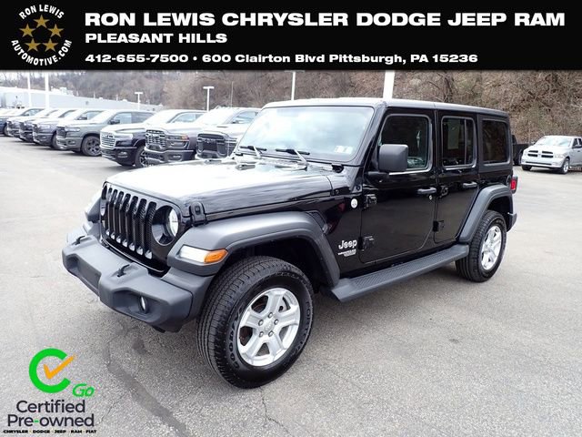Certified 2020 Jeep Wrangler Unlimited Sport S