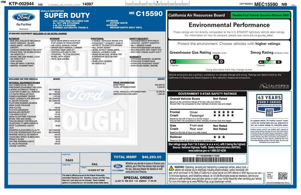 Used 2021 Ford F250 XL w/ Power Equipment Group image 3