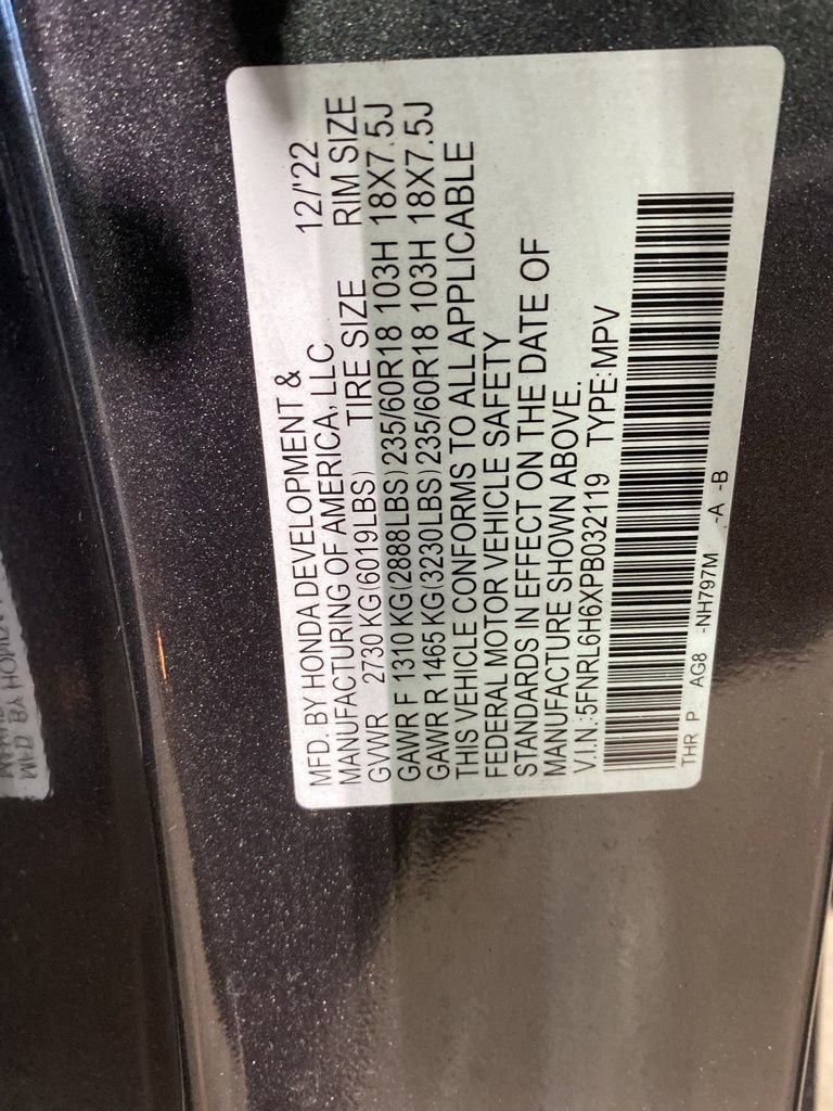 Certified 2023 Honda Odyssey EX-L image 20