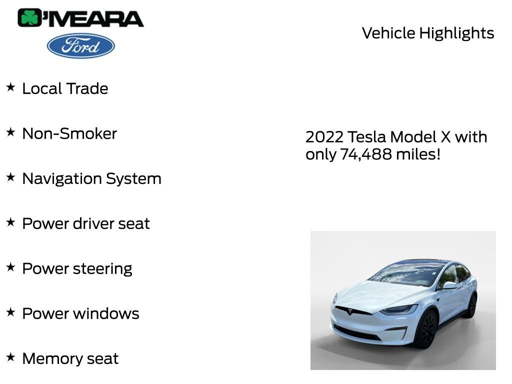 Used 2022 Tesla Model X AWD/4WD image 7