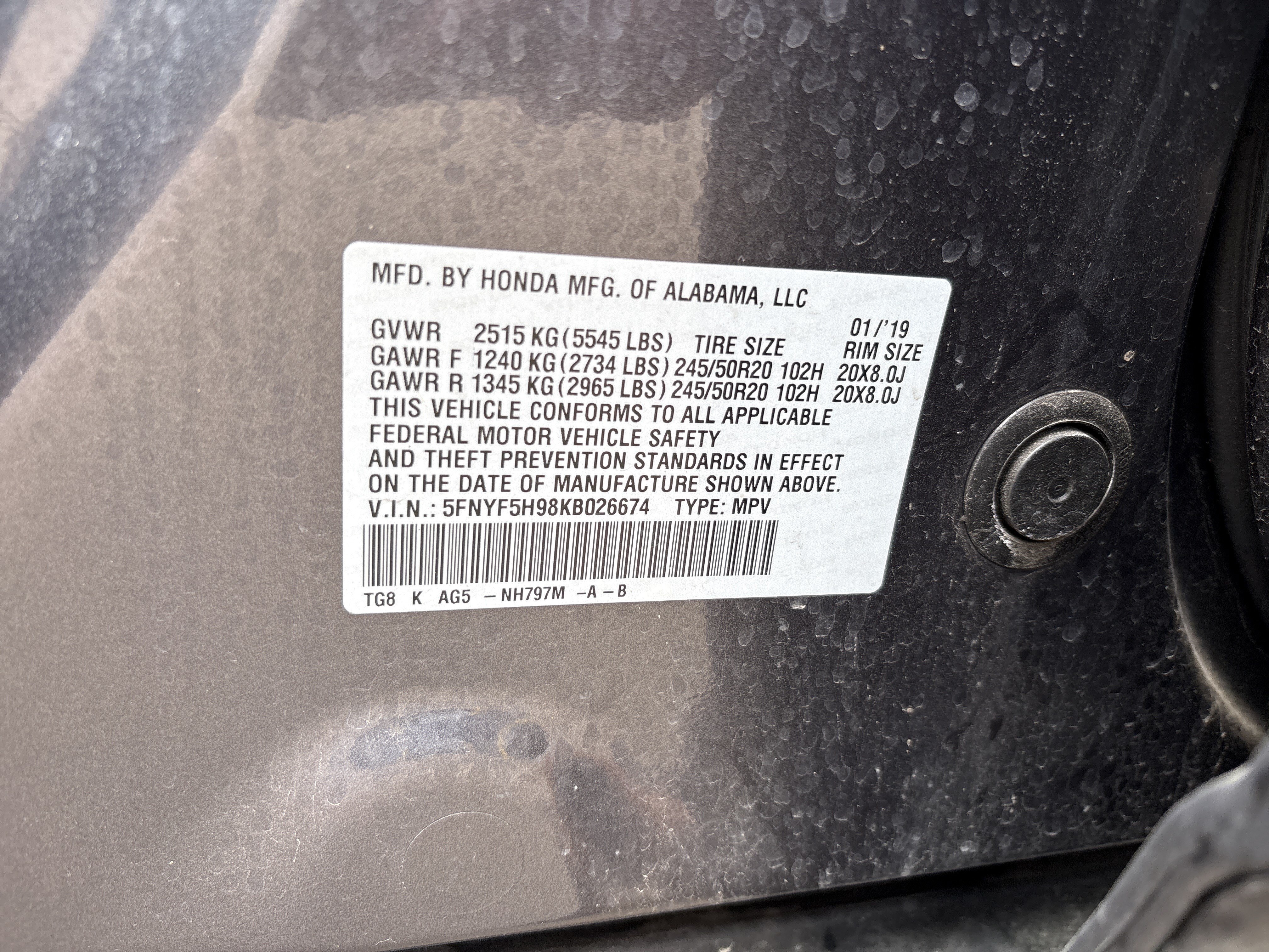 Used 2019 Honda Pilot Touring image 35