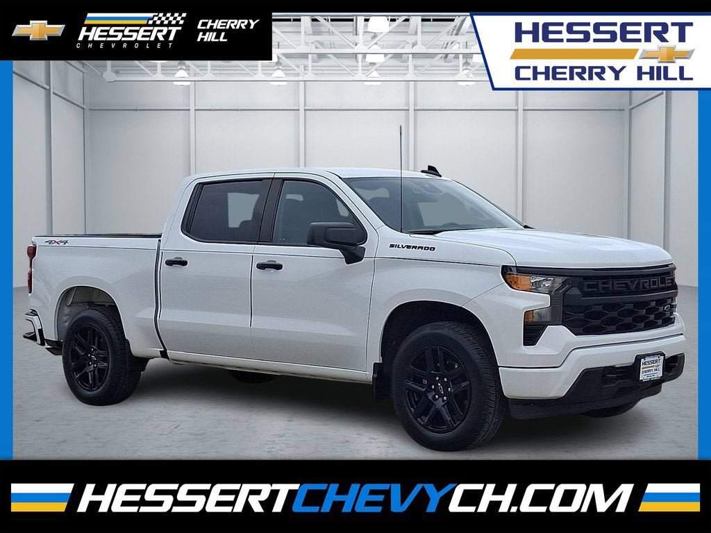 Certified 2023 Chevrolet Silverado 1500 Custom w/ LPO, Dark Essentials Package