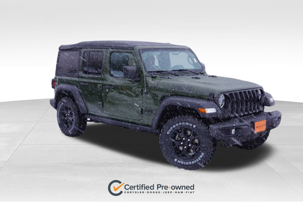 Certified 2021 Jeep Wrangler Unlimited Sport image 1
