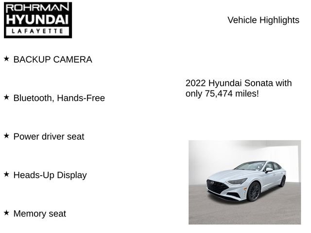Used 2022 Hyundai Sonata Limited FWD image 7