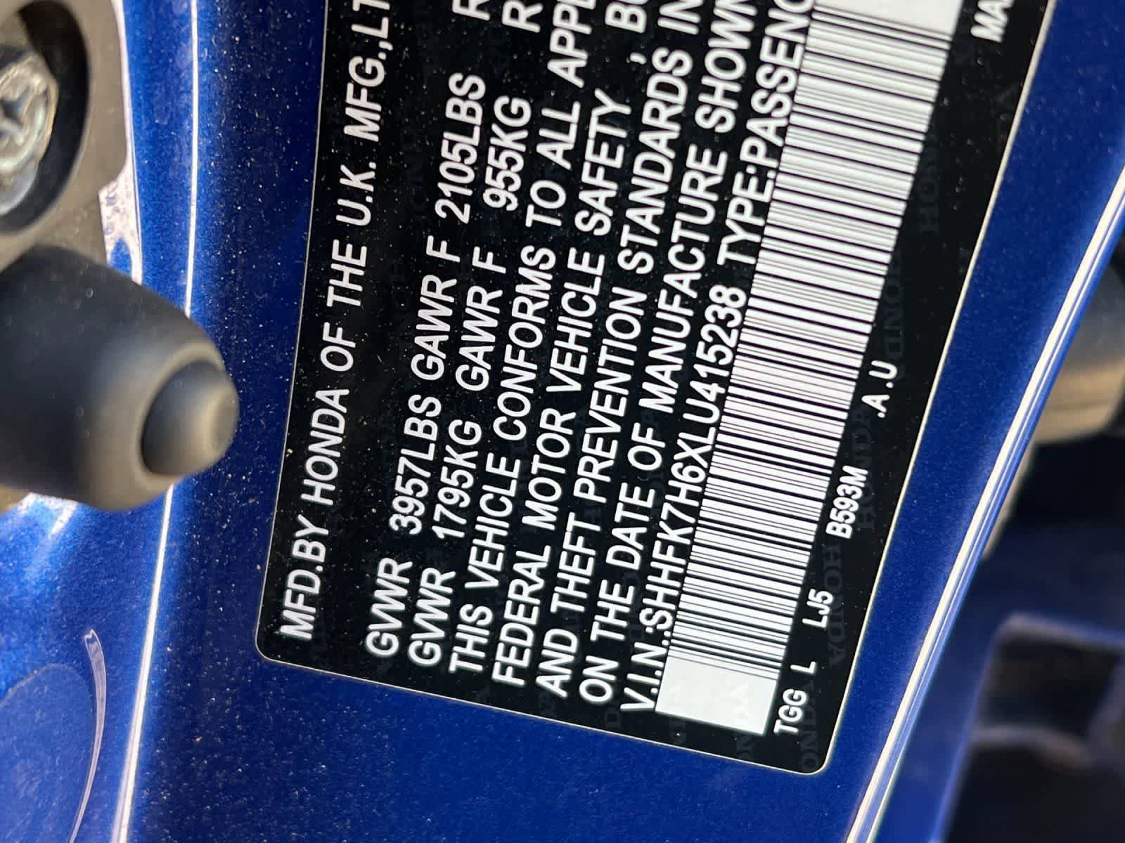 Used 2020 Honda Civic EX image 31