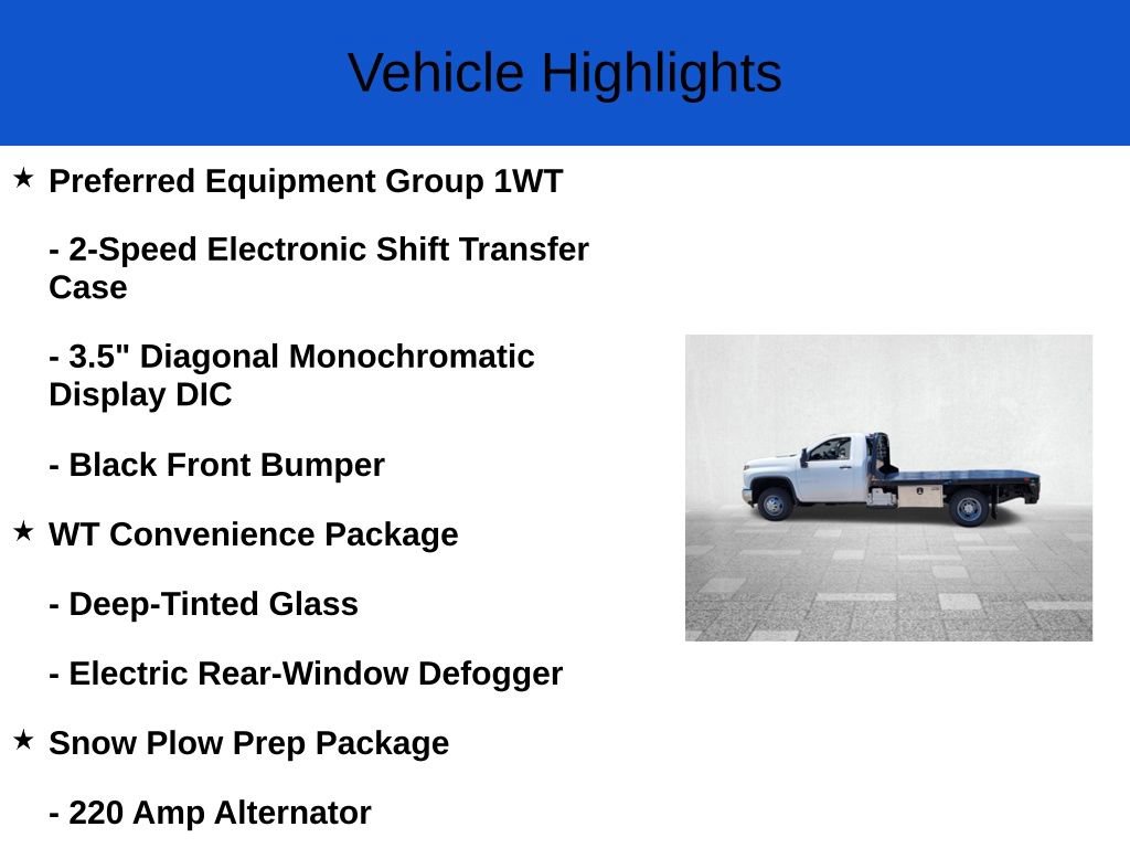 New 2025 Chevrolet Silverado 3500 W/T w/ WT Convenience Package AWD/4WD image 3