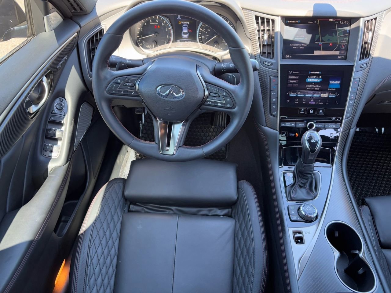 Certified 2023 INFINITI Q50 Red Sport 400 w/ Black Opal Edition image 13