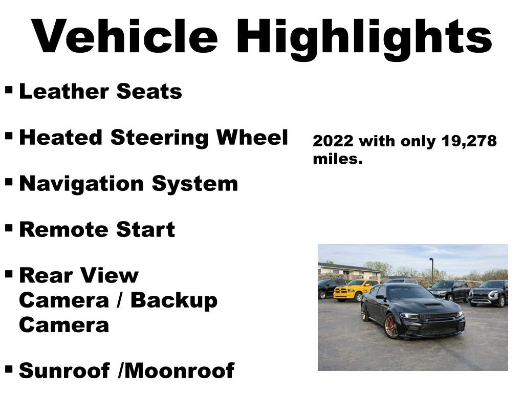 Used 2022 Dodge Charger SRT Hellcat w/ Carbon/Suede Interior Package RWD image 6