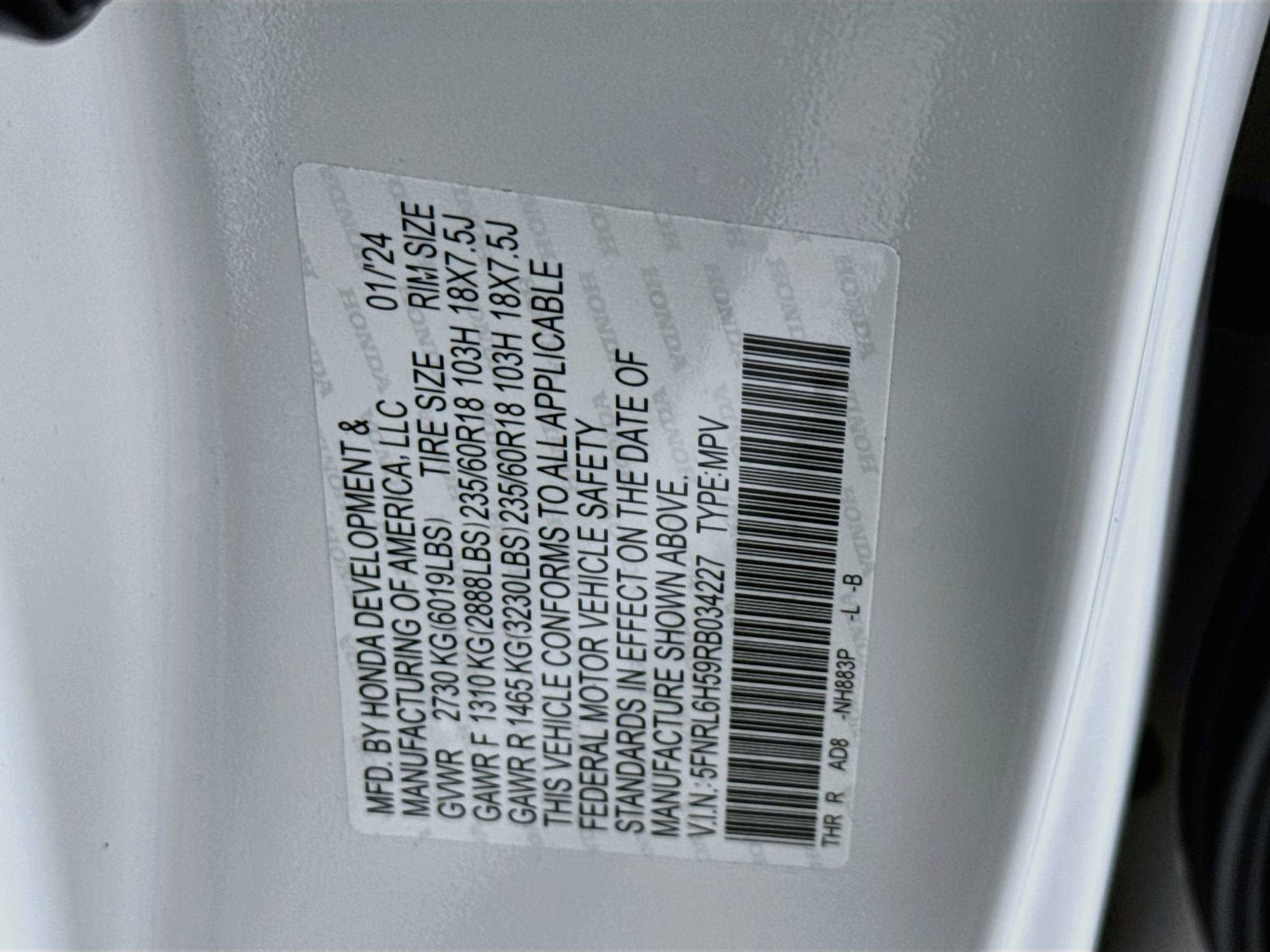 Used 2024 Honda Odyssey EX image 26