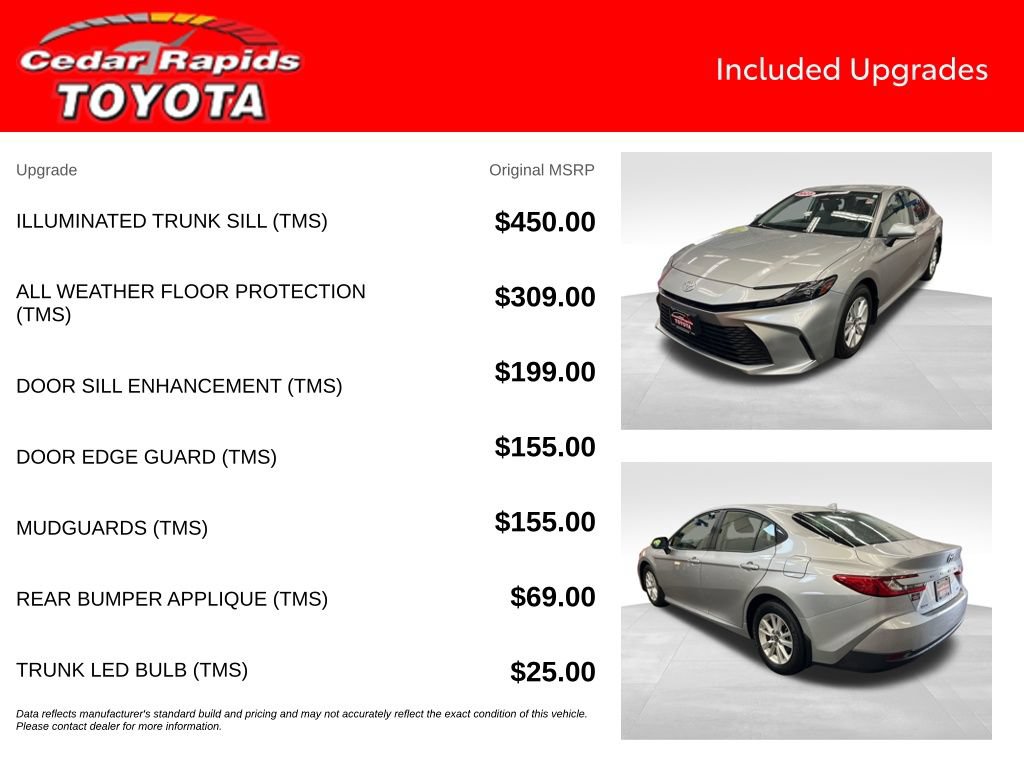 Certified 2025 Toyota Camry LE FWD image 7