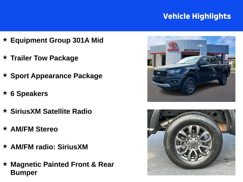 Used 2022 Ford Ranger XLT w/ Equipment Group 301A Mid RWD image 4