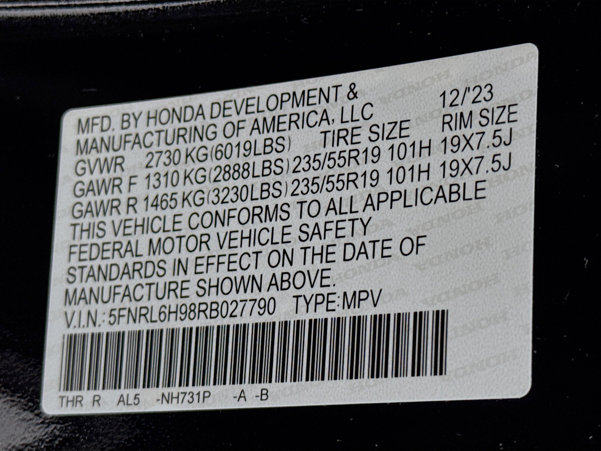 Certified 2024 Honda Odyssey Elite image 35