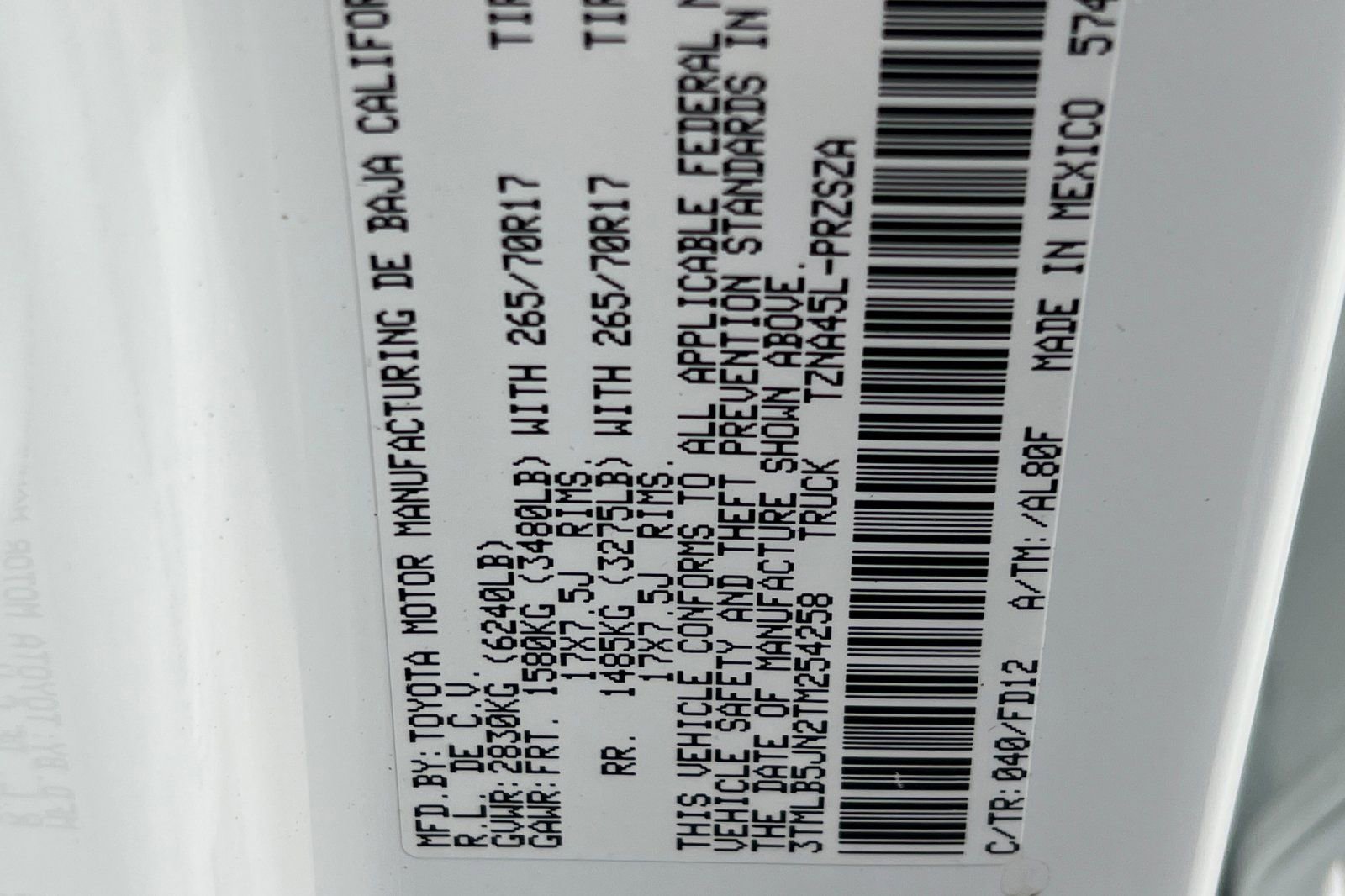 New 2026 Toyota Tacoma TRD Off-Road image 21