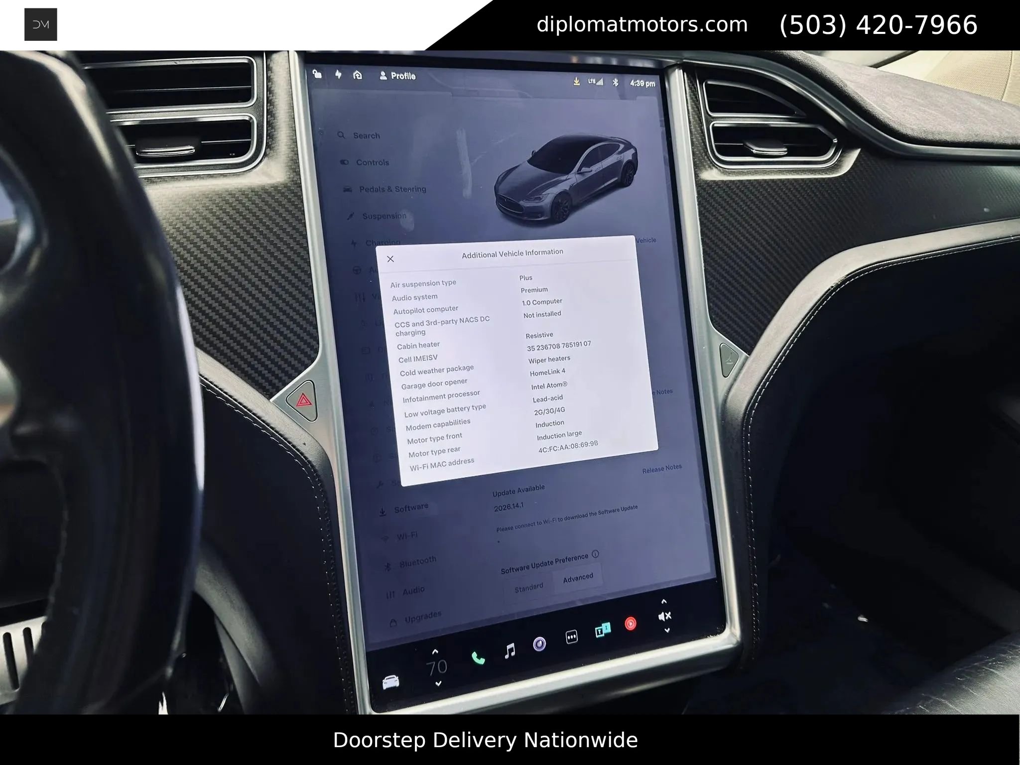 Used 2014 Tesla Model S P85D AWD/4WD image 35