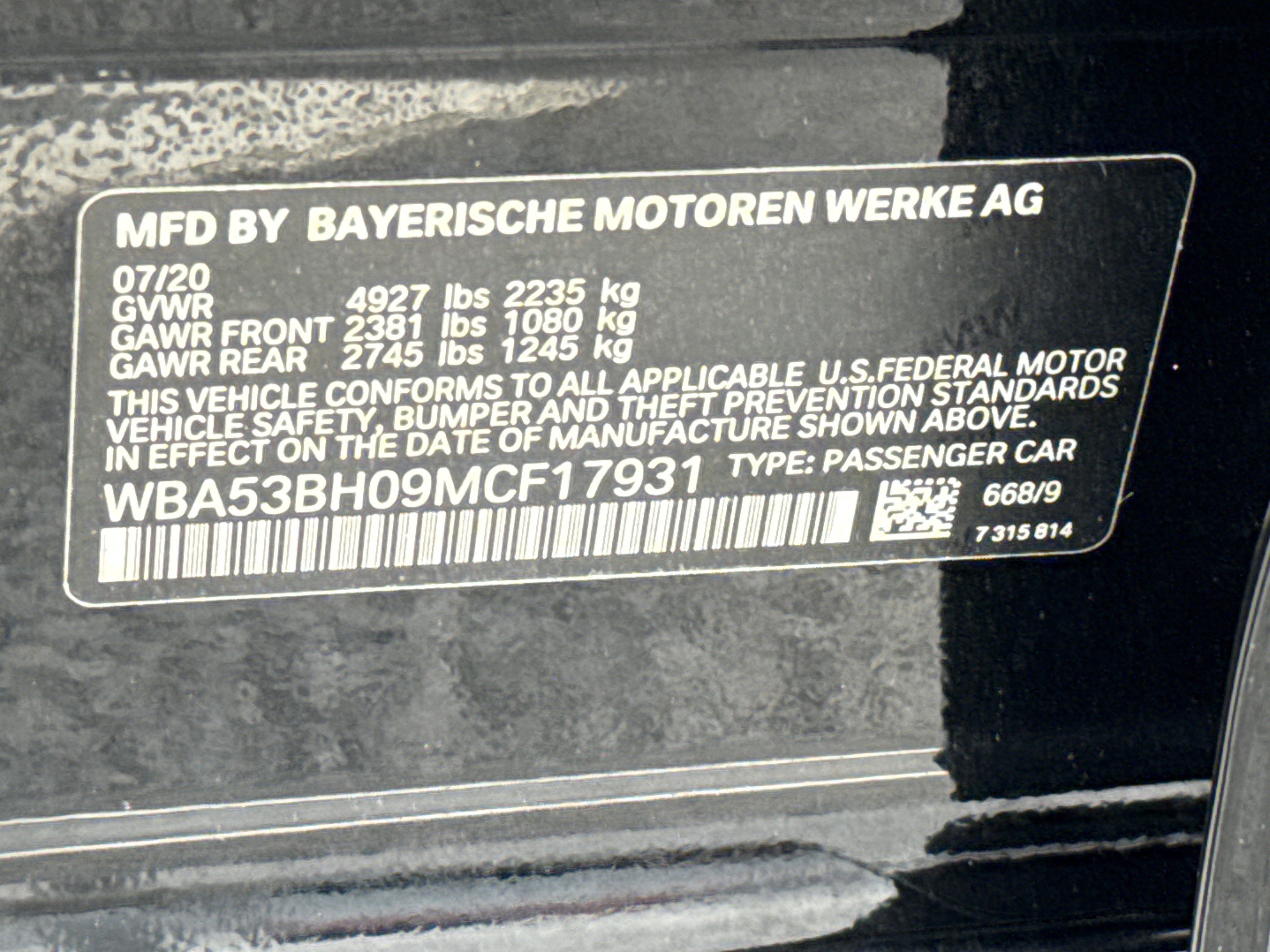 Used 2021 BMW 530i w/ Premium Package RWD image 35