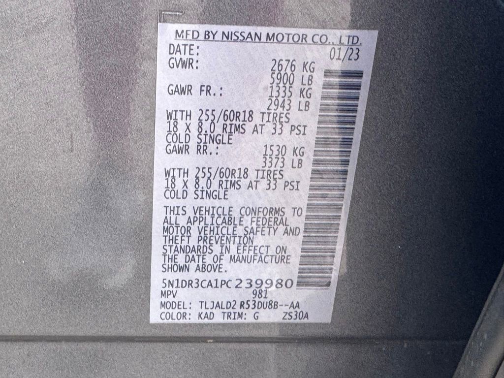 Used 2023 Nissan Pathfinder SL w/ Lighting Package (N92) image 35