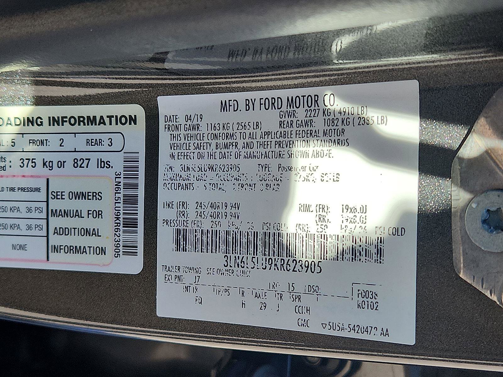 Used 2019 Lincoln MKZ Reserve w/ Reserve Plus Package image 28