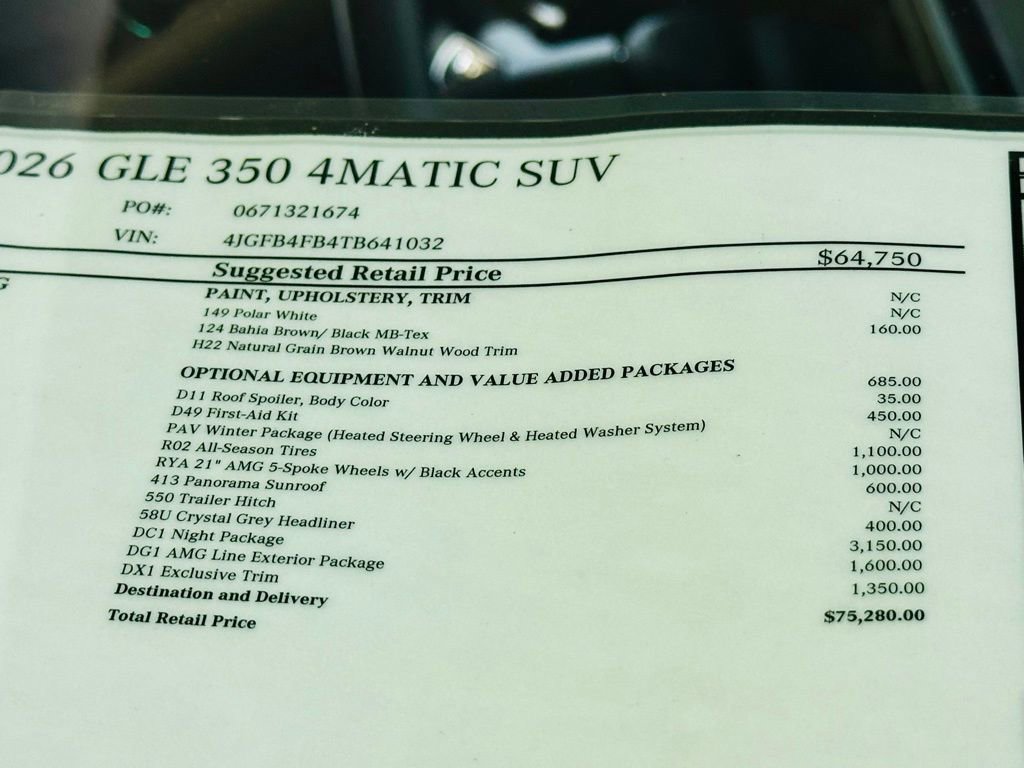 New 2026 Mercedes-Benz GLE 350 4MATIC image 18