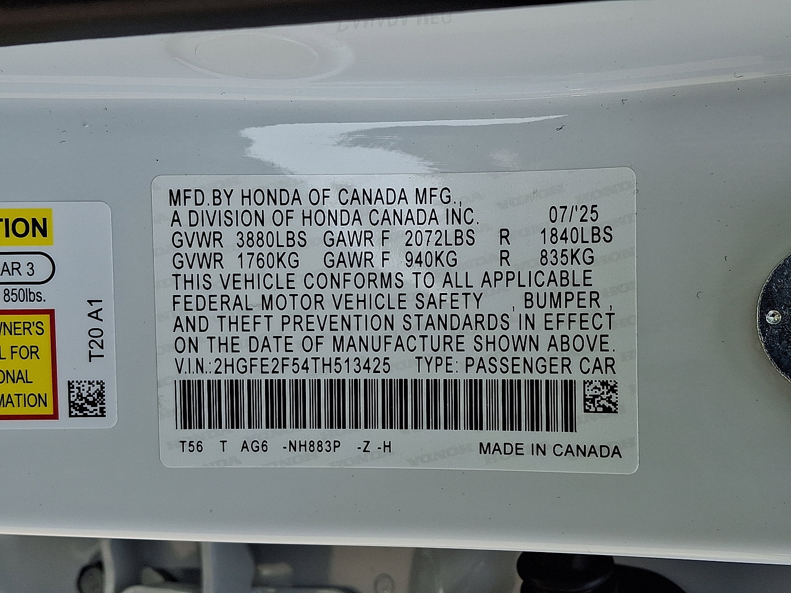 New 2026 Honda Civic Sport image 10